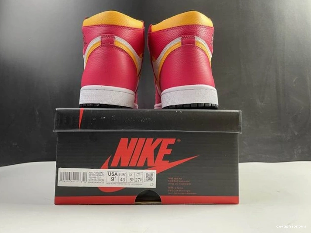 Air 1 OGLight Red 555088-603 High Jordan Fusion 0717